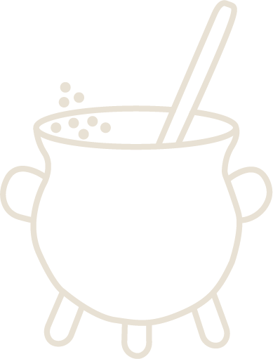 Illustration chaudron magique