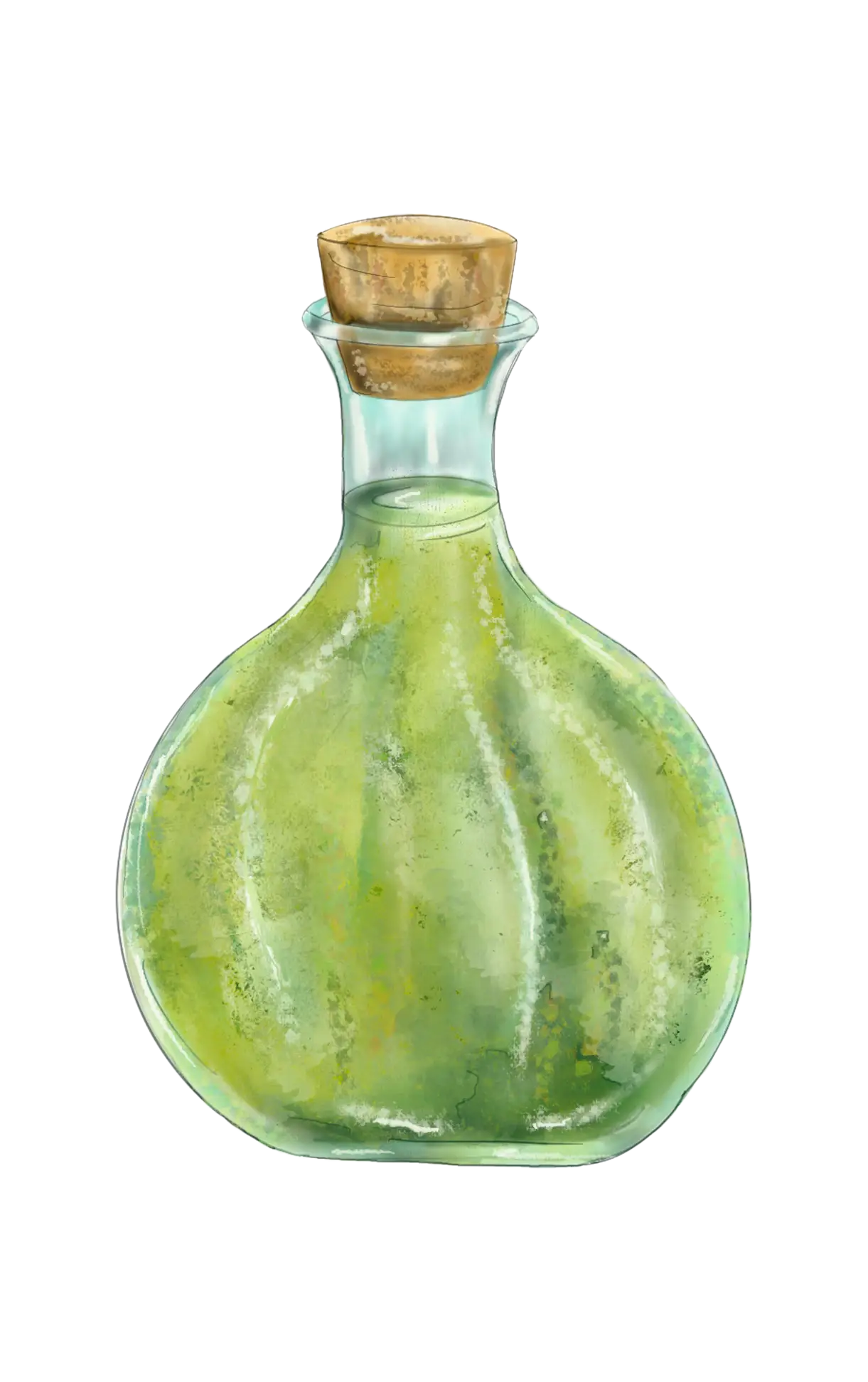 Illustration fiole magique
